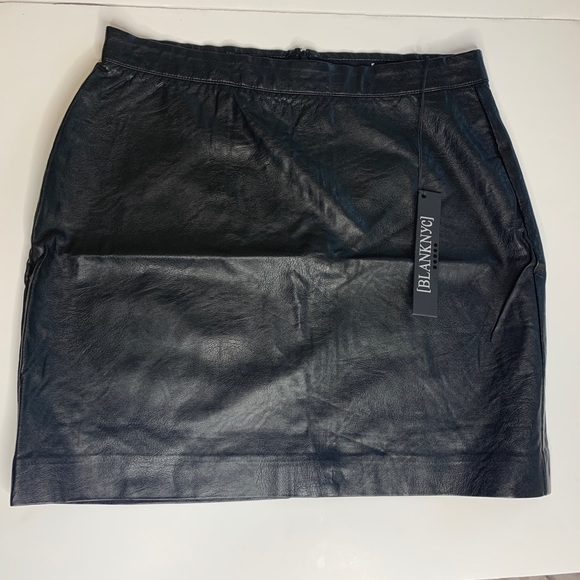 NWT Blank NYC high waist vegan leather skirt - Picture 2 of 4